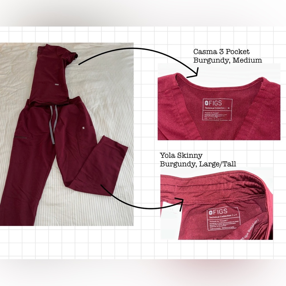Burgundy Yola Skinny Pants